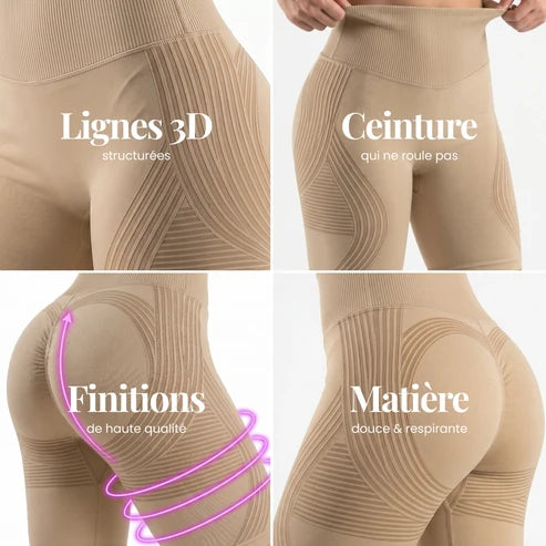 Short 3D | Beige
