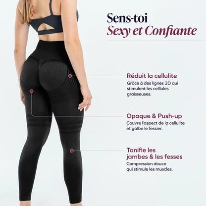 Legging 3D Anti-Cellulite Noir