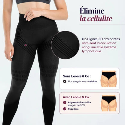 Legging 3D Anti-Cellulite Noir