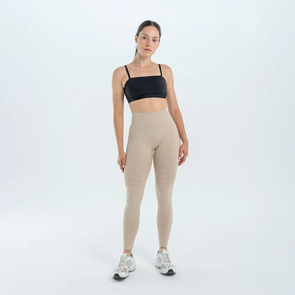 Legging 3D Anti-Cellulite Beige