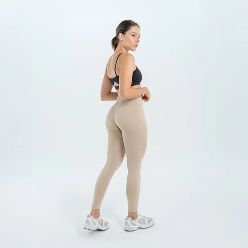Legging 3D Anti-Cellulite Beige