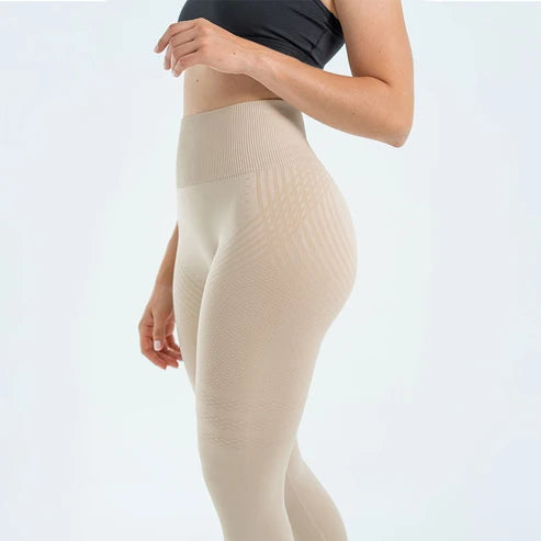 Legging 3D Anti-Cellulite Beige