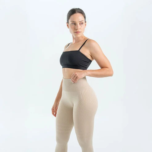 Legging 3D Anti-Cellulite Beige
